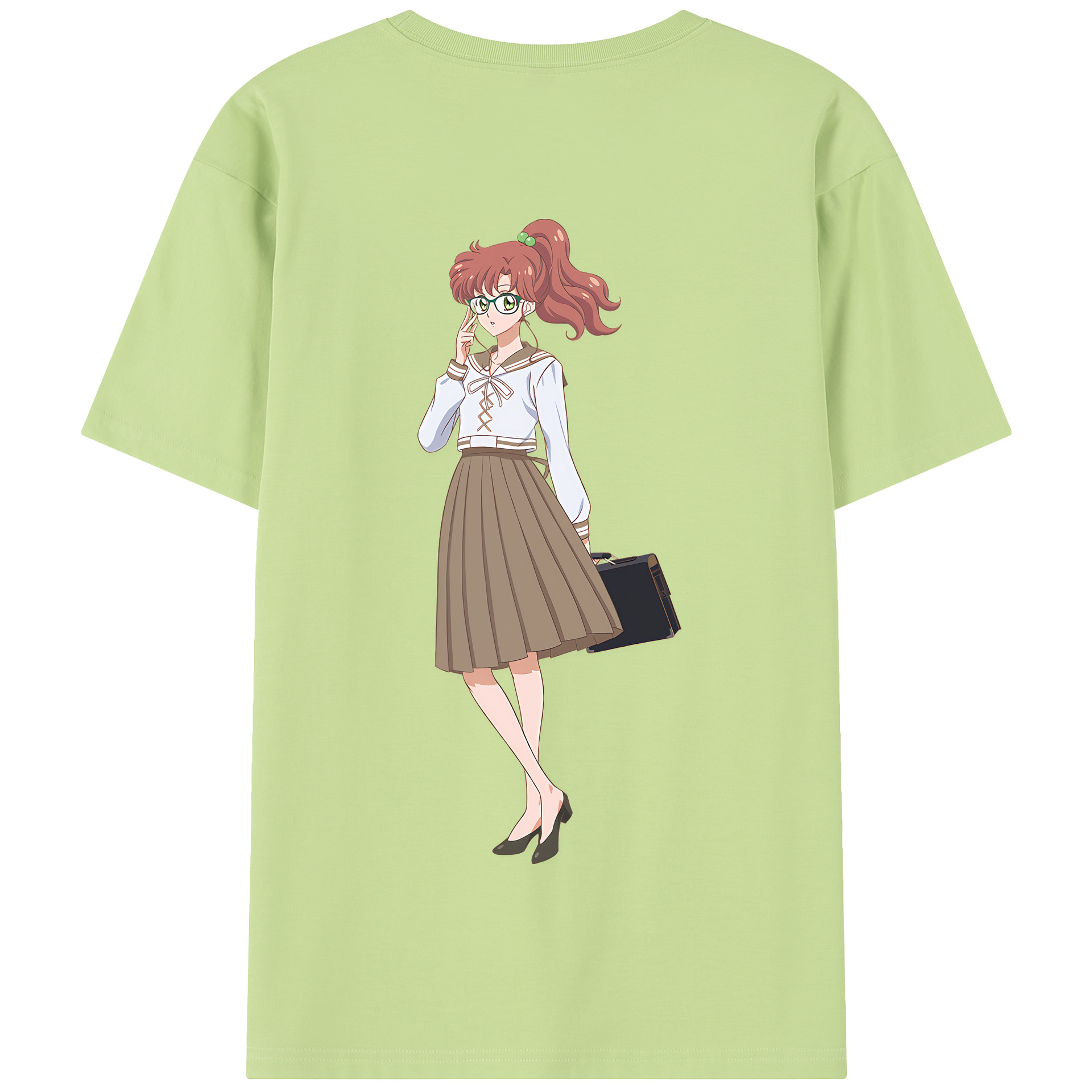 （画像用） 美少女戦士セーラームーン 木野 まこと きの まこと Sailor Moon Kino Makoto （セーラージュピター；Sailor Jupiter） 綿100％半袖Tシャツ（背面プリント）